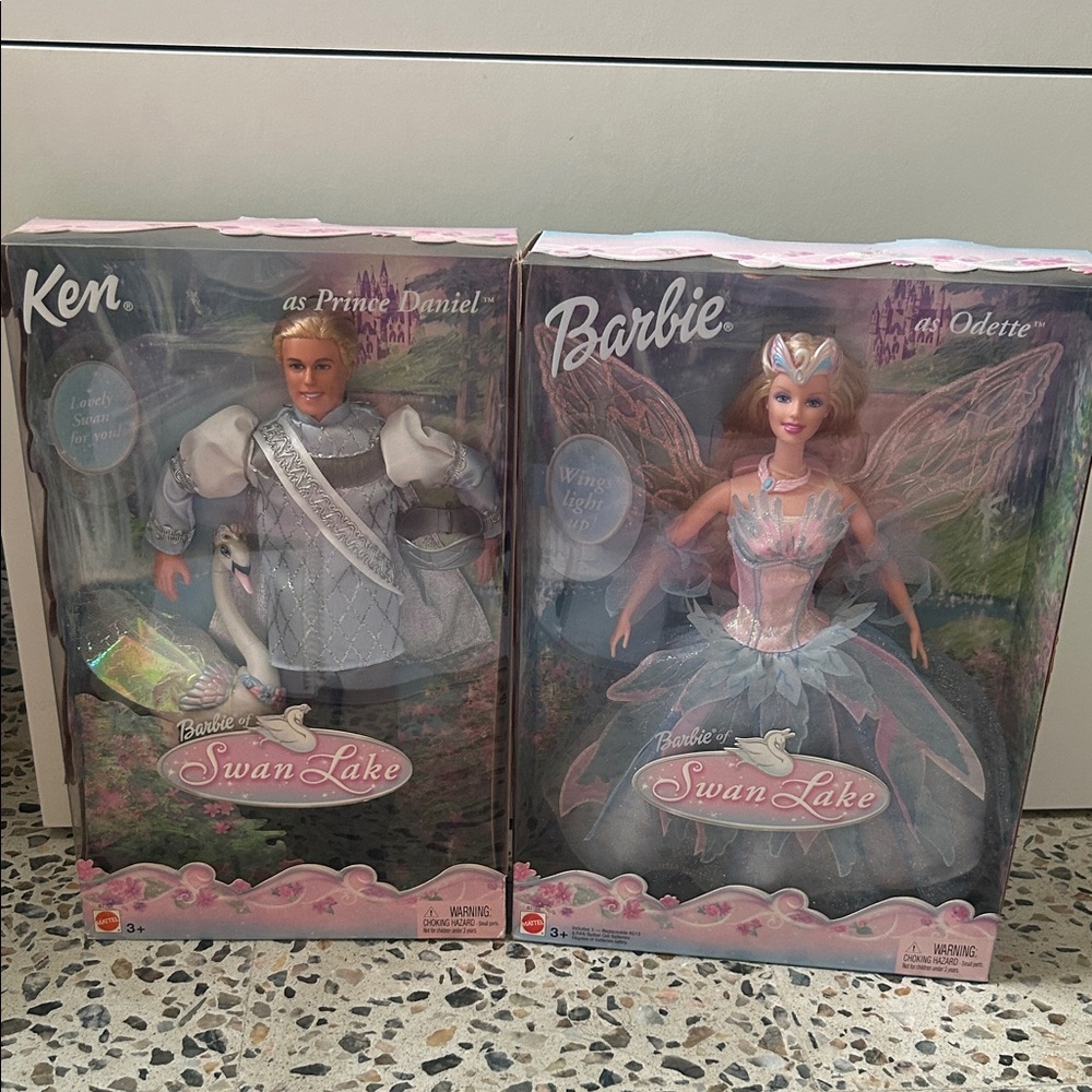 Barbie Swan Lake Odette and Ken Prince Dolls